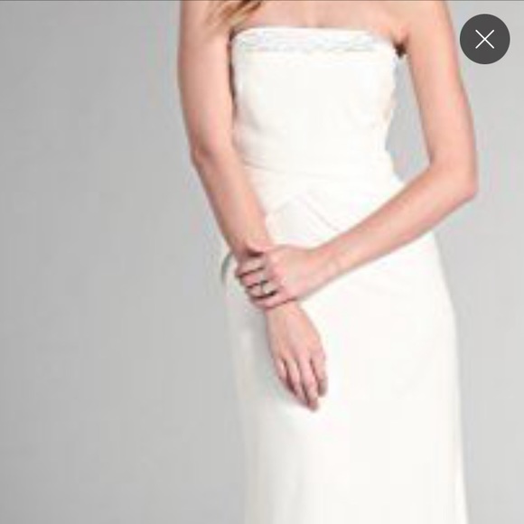 🆕Badgley Mischka>Ivory beaded wedding gown NWT - Picture 2 of 10